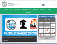 Tablet Screenshot of ftice.org.br